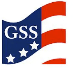 GSS logo with American flag design.