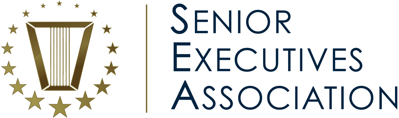 Senior Executives Association logo.